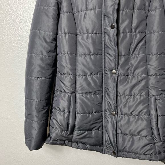 RAMPAGE CHARCOAL WOMEN SIZE SMALL PUFFER WINTER COAT BRAND NEW FROM MACY'S - Picture 2 of 7